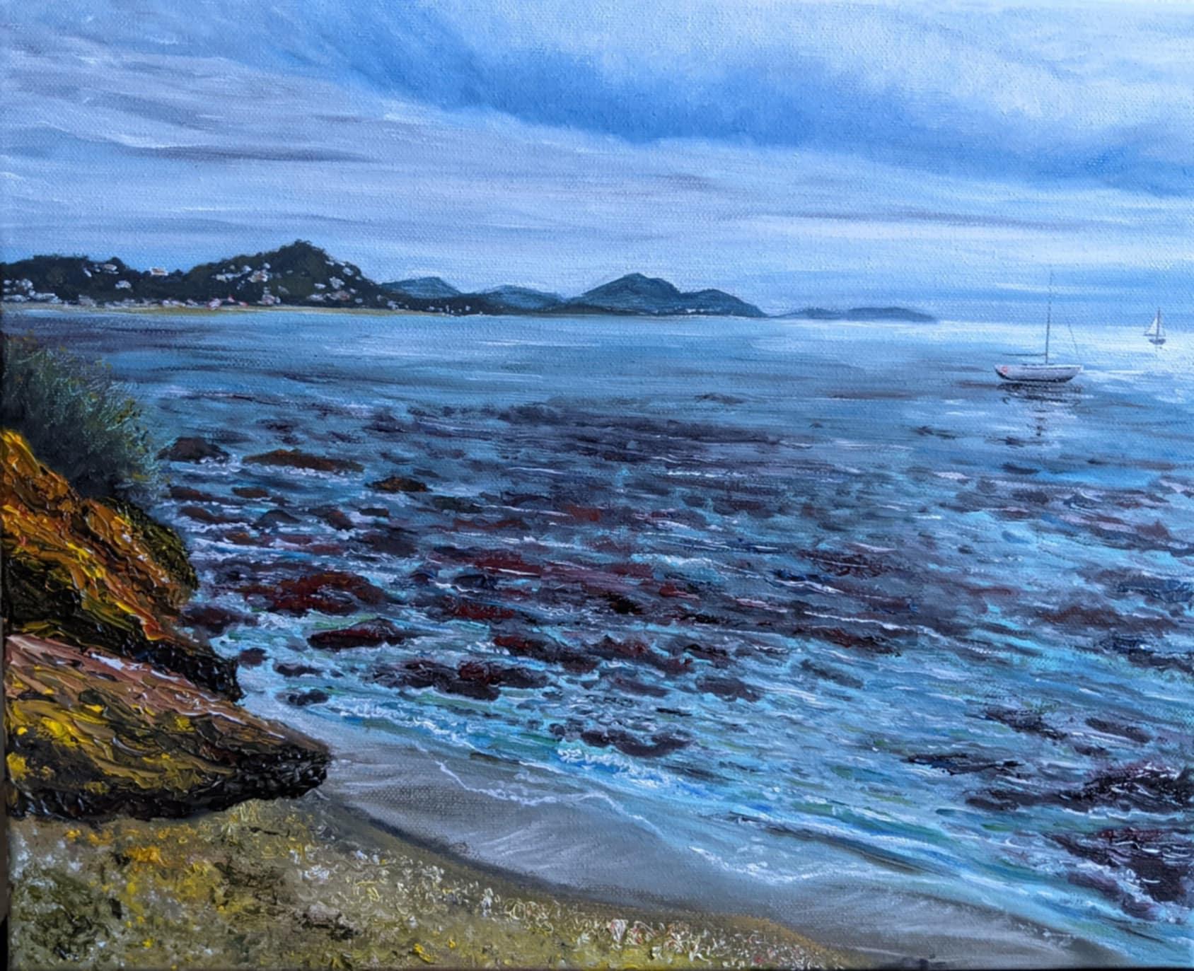 La mer près de Toulon